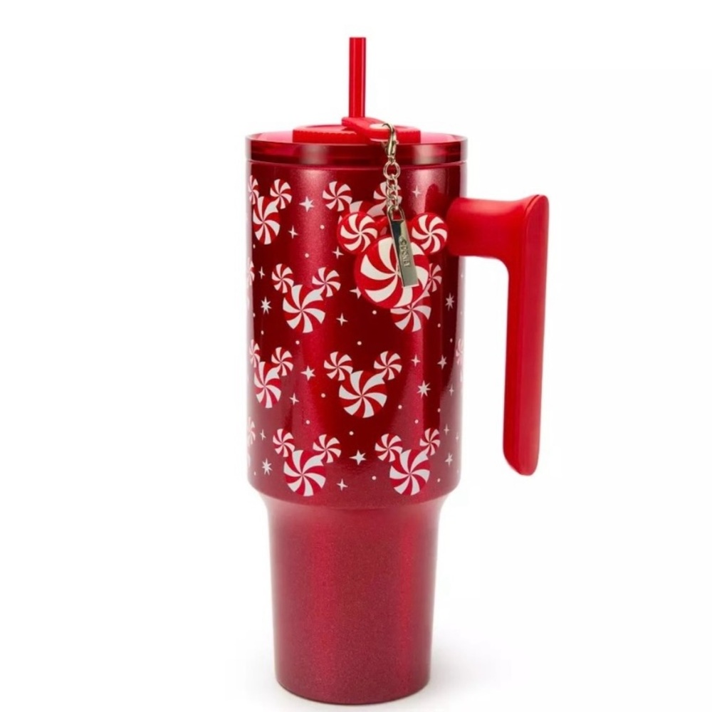 Disney Starbucks 2025 Mickey Christmas Tumbler New Peppermint Swirl - Picture 6 of 8